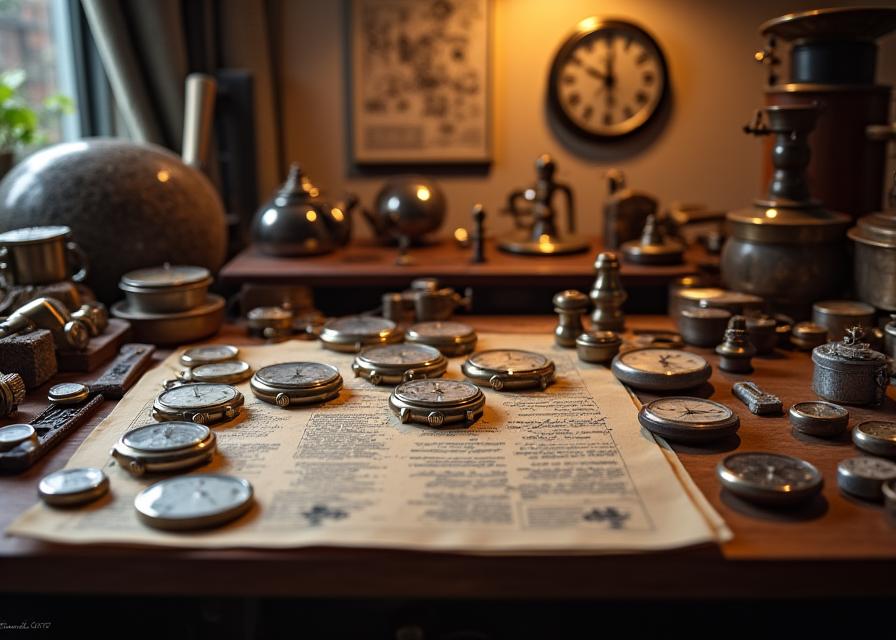 Atelier de restauration de montres vintage